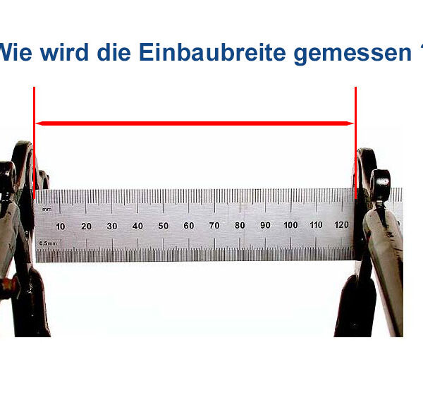 Laufrad 20" ohne Mantel und Schlauch Einbaubreite 100 mm